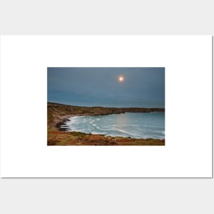 The Moon over Fall Bay, Gower Posters and Art